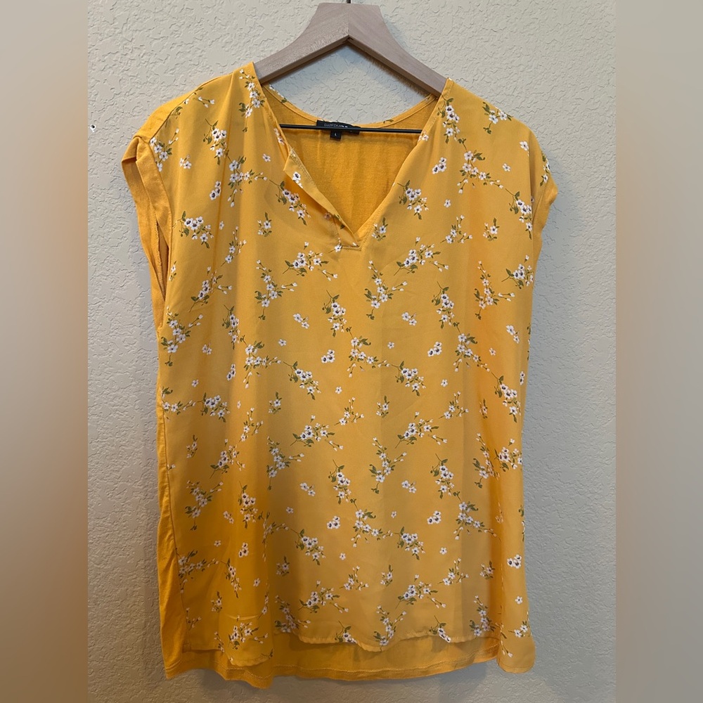 Papermoon Yellow Floral Blouse